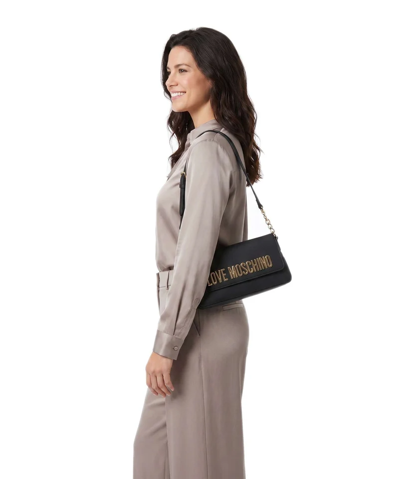 Love Moschino Bold Love Schultertasche nero