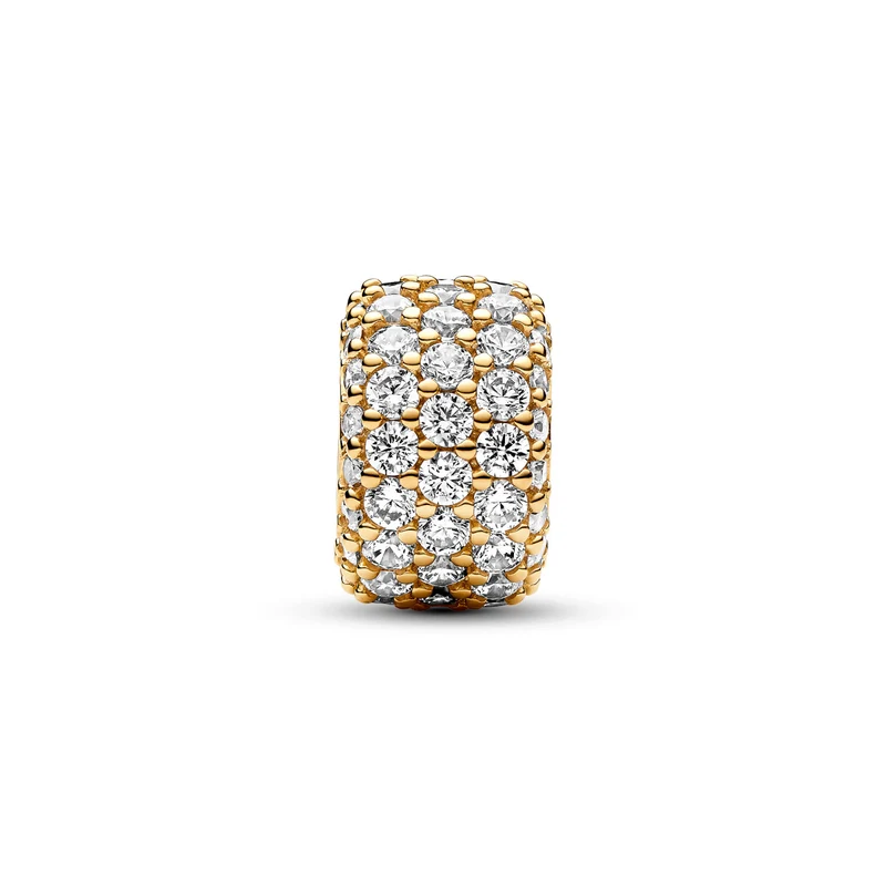 Pandora Moments Goldfarbene Charm 762820C01 mit 585er Golden Plattierung