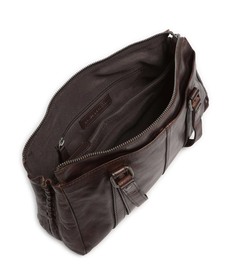 Spikes & Sparrow Apache Christabelle Schultertasche dark brown