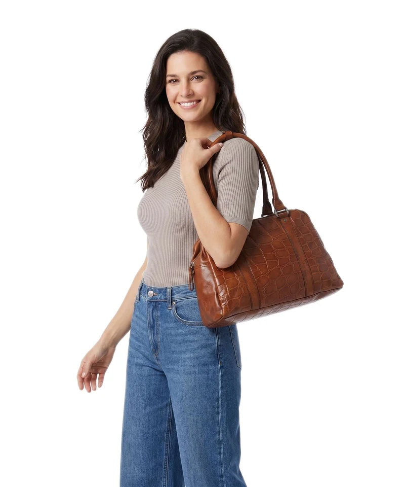 Spikes & Sparrow Apache Dionne Schultertasche brandy