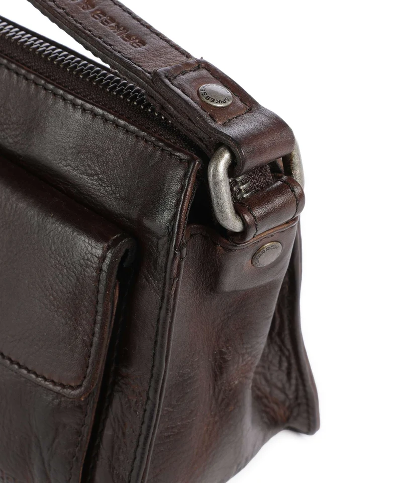 Spikes & Sparrow Apache Maida Umhängetasche dark brown