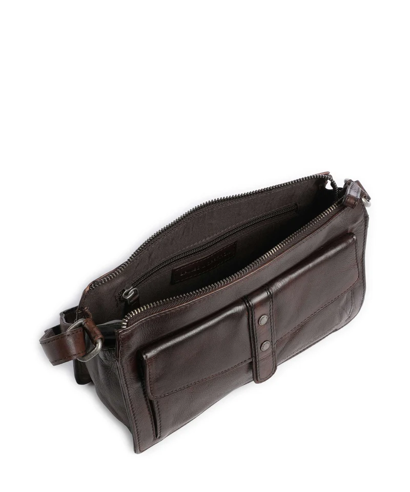Spikes & Sparrow Apache Maida Umhängetasche dark brown