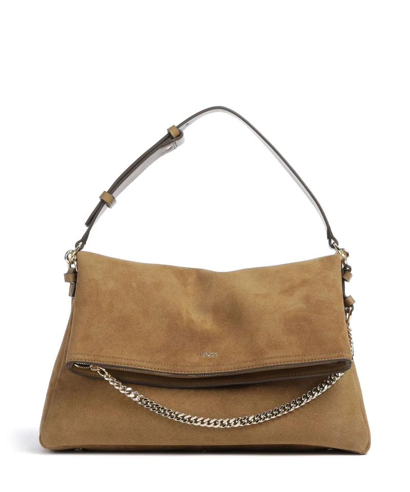 BOSS Yelena Schultertasche medium beige