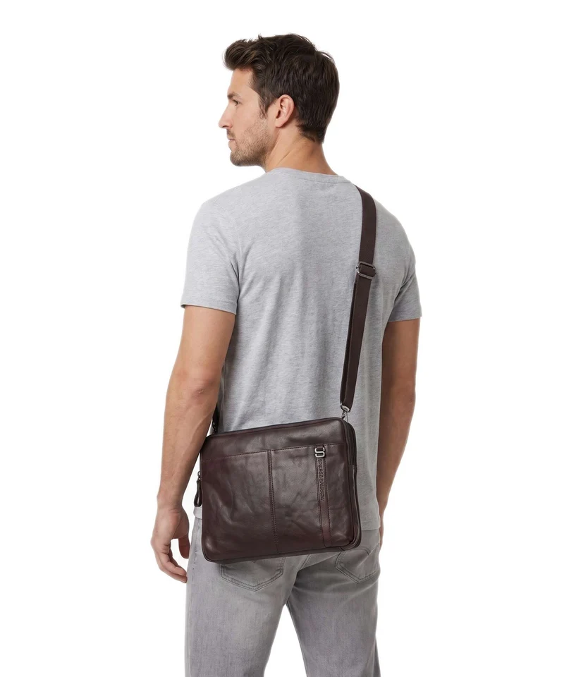 Spikes & Sparrow Bronco Yakima Laptophülle dark brown