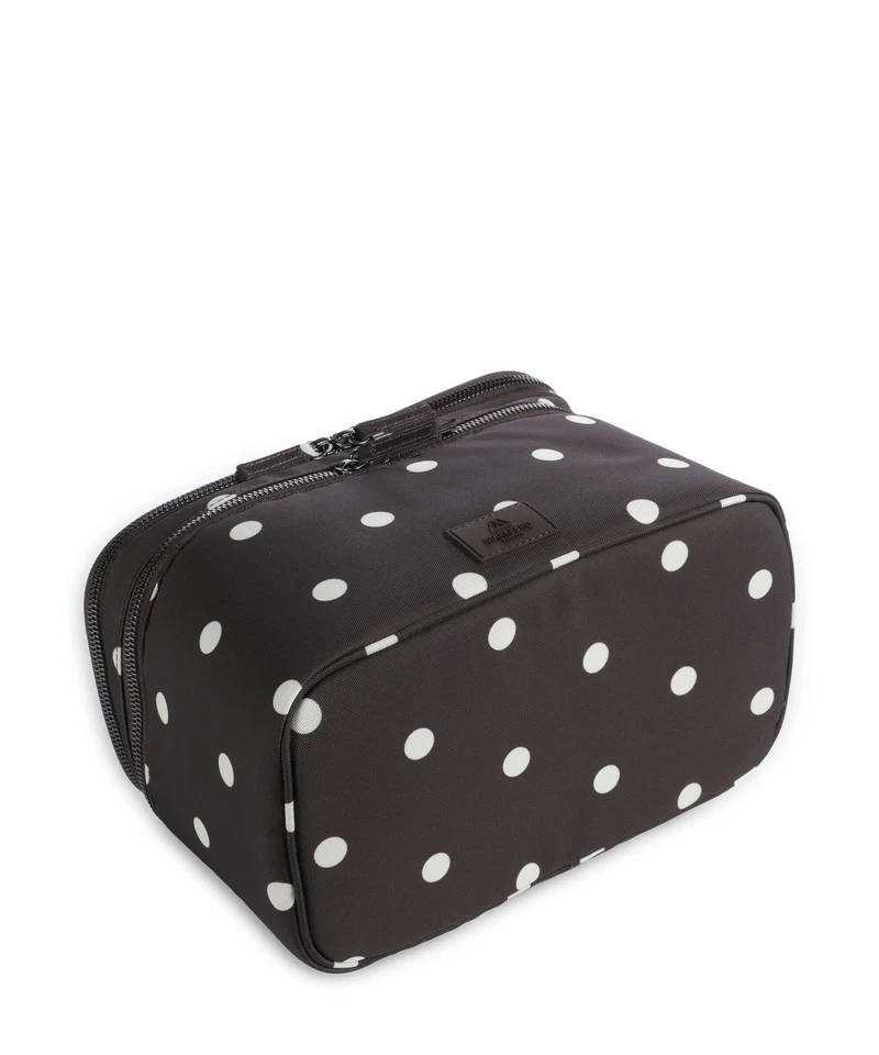 Markberg Treasure Kulturbeutel polka dot/brown