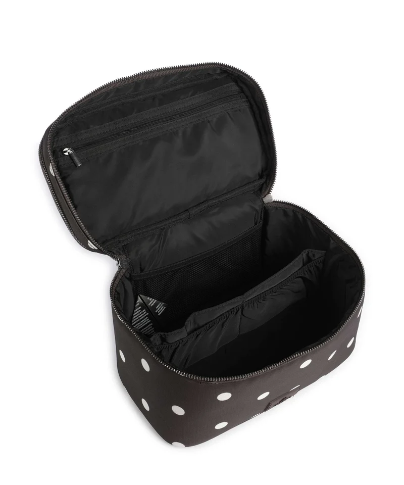 Markberg Treasure Kulturbeutel polka dot/brown