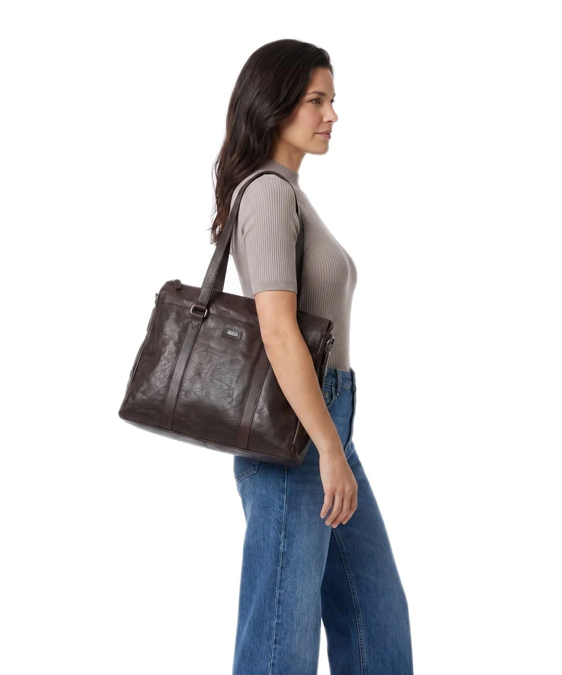 Spikes & Sparrow Bronco California Shopper dark brown