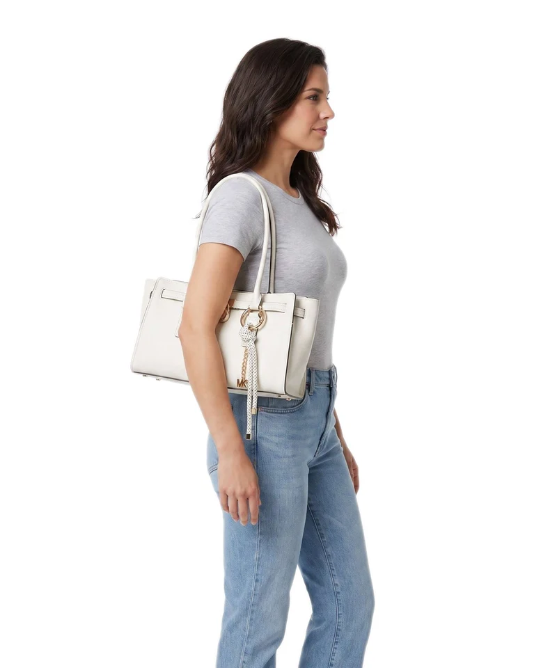 Michael Kors Hamilton Moderne Small Schultertasche eggshell