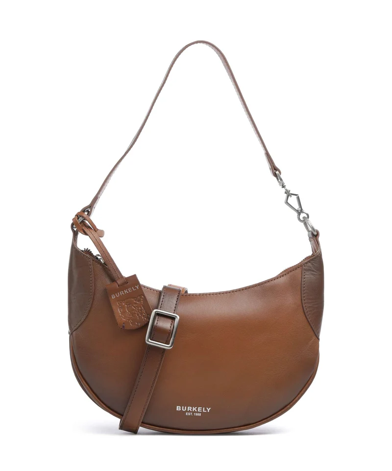 Burkely Ledger Schultertasche cognac