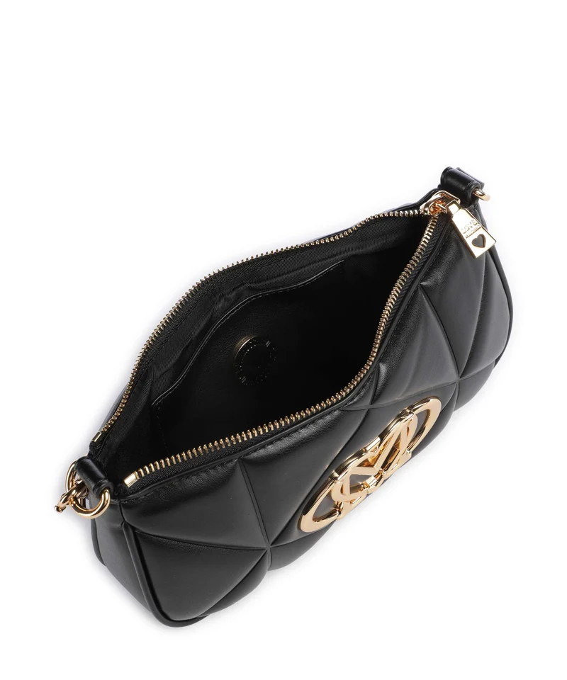 Love Moschino Embossed Q Schultertasche nero