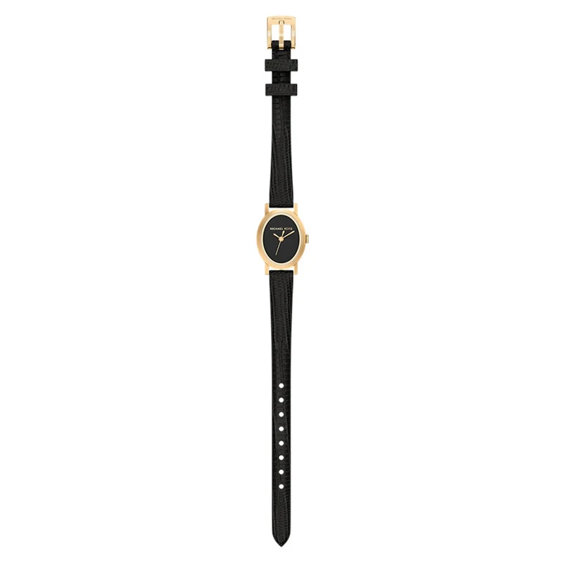 Michael Kors Maude Oval Black Dial Watch MK7585