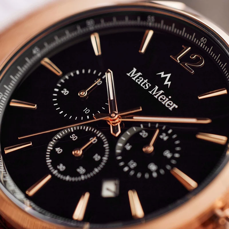 Mats Meier Grand Cornier herren Uhr Braun MM00101