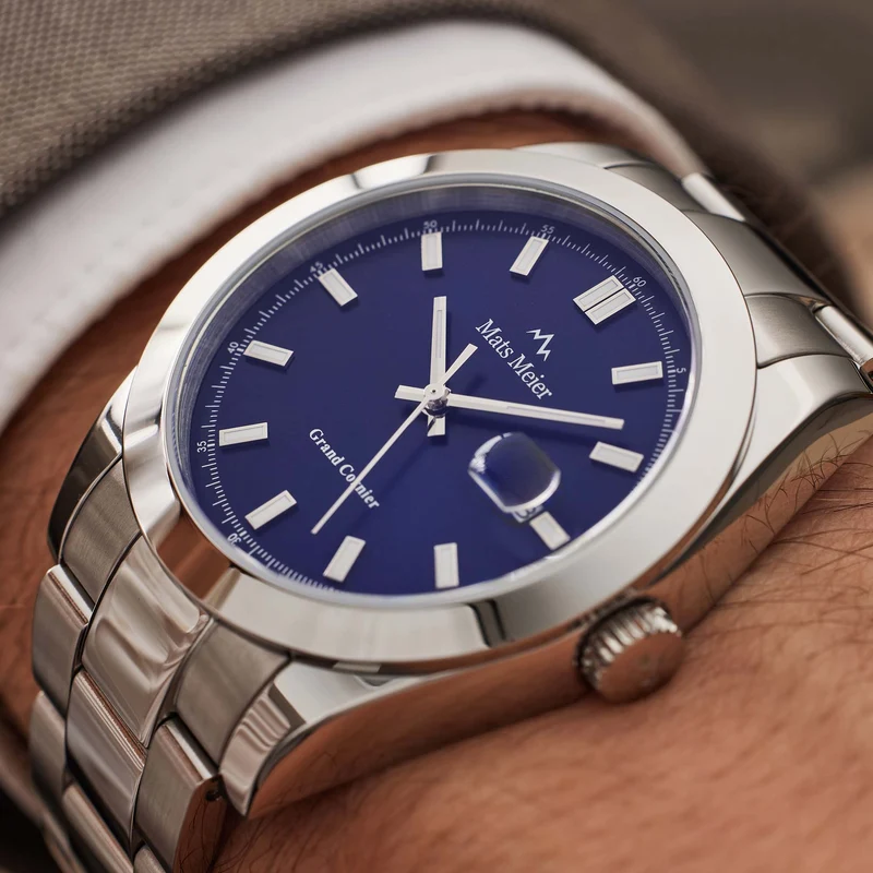 Mats Meier Grand Cornier herren Uhr Silber MM00518