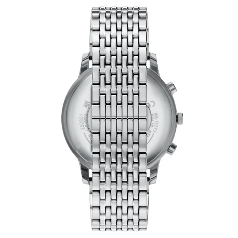Emporio Armani Round Black Dial Watch AR11772