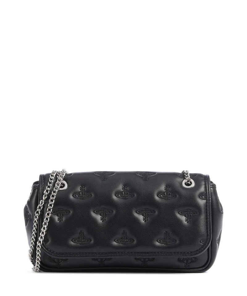 Vivienne Westwood Chain Multi Orb Soft Schultertasche black