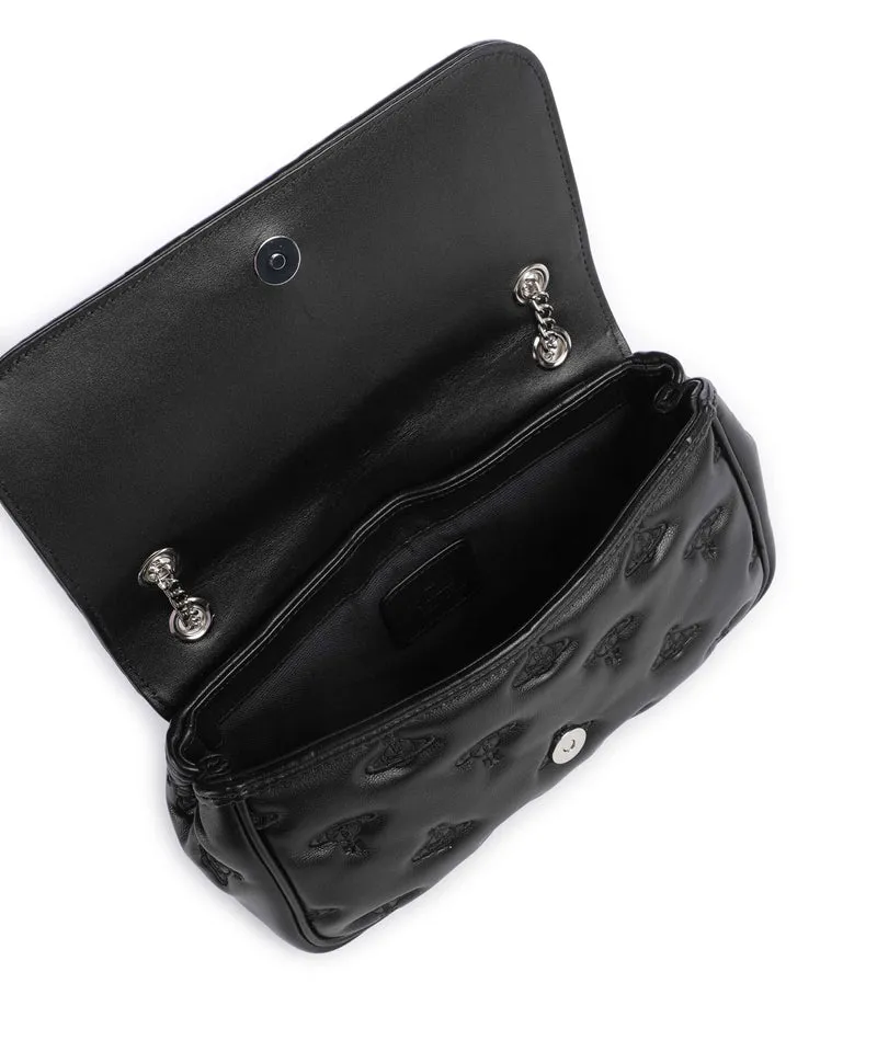 Vivienne Westwood Chain Multi Orb Soft Schultertasche black