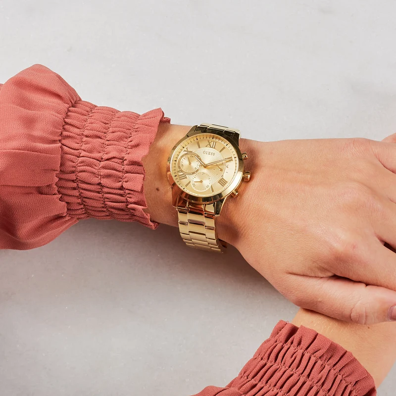 GUESS damen Uhr Gold W1070L2