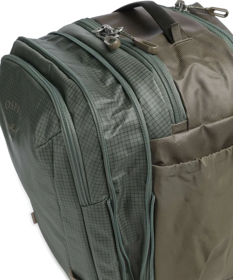 Osprey Transporter 26+6 Reiserucksack pine leaf earl grey