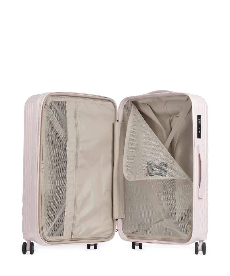 Pack Easy Flow 4-Rollen Trolley pink