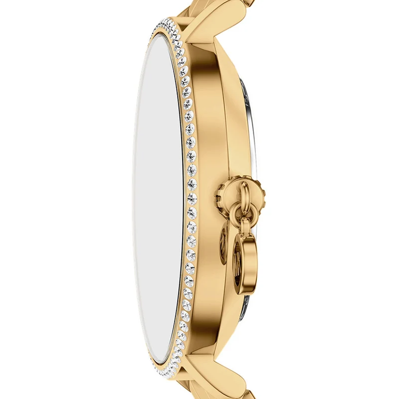 Michael Kors Pyper Round Gold Dial Watch MK7572