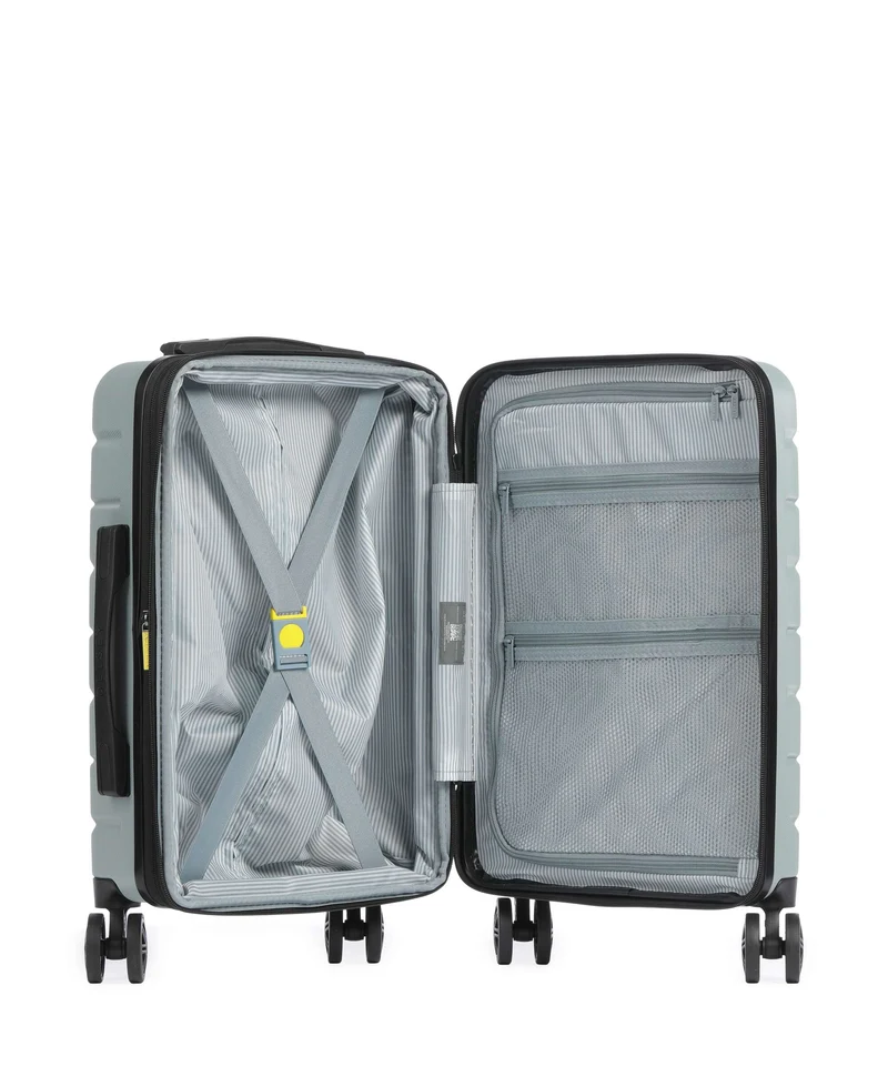 Delsey Paris Air Armour 4-Rollen Trolley sage green