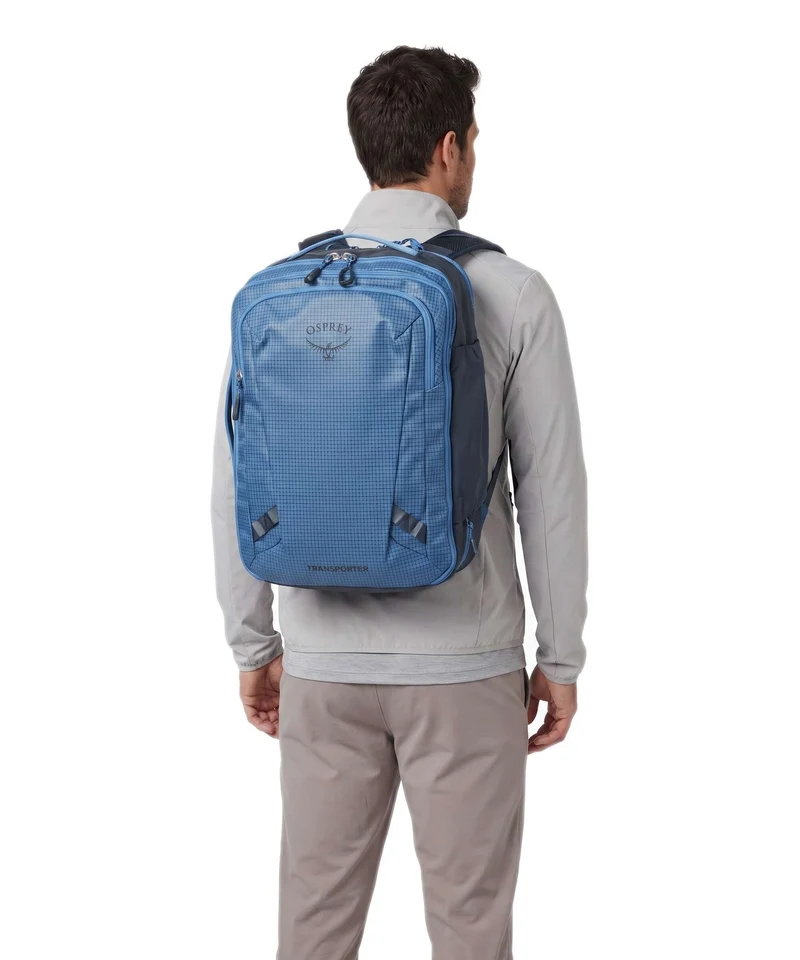 Osprey Transporter 26+6 Reiserucksack blue flame