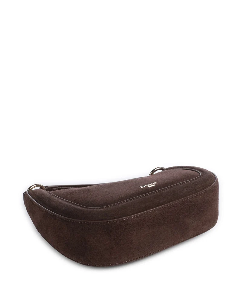 Dune London Direction Schultertasche dark brown