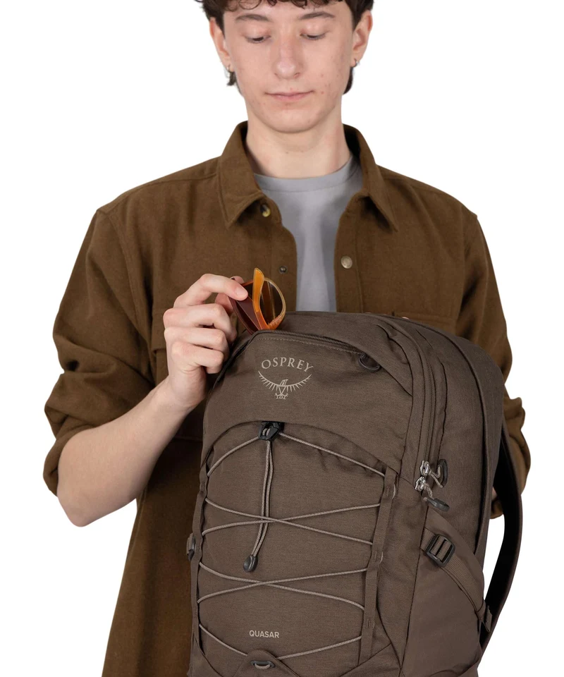 Osprey Quasar Rucksack truffle brown