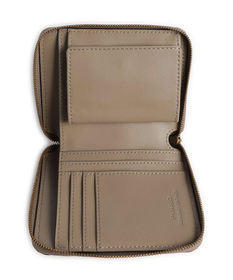 Pinko Taylor Geldbörse grigio talpa/antique gold