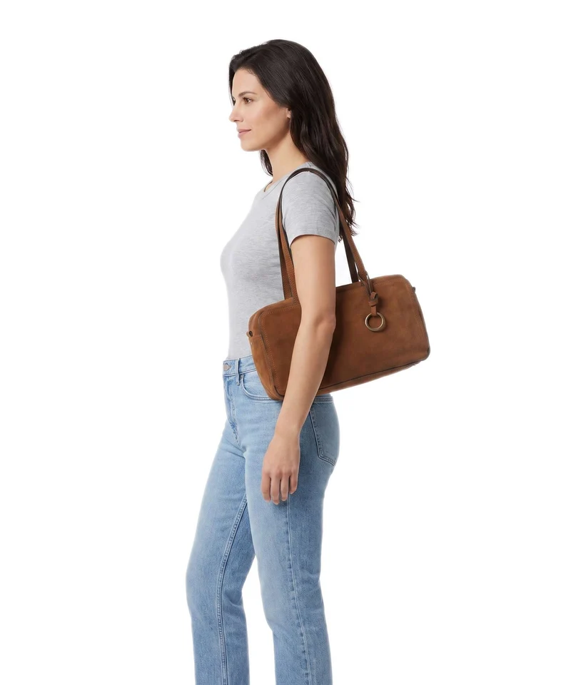 Liebeskind Clarice II Hydro Suede M Schultertasche brown