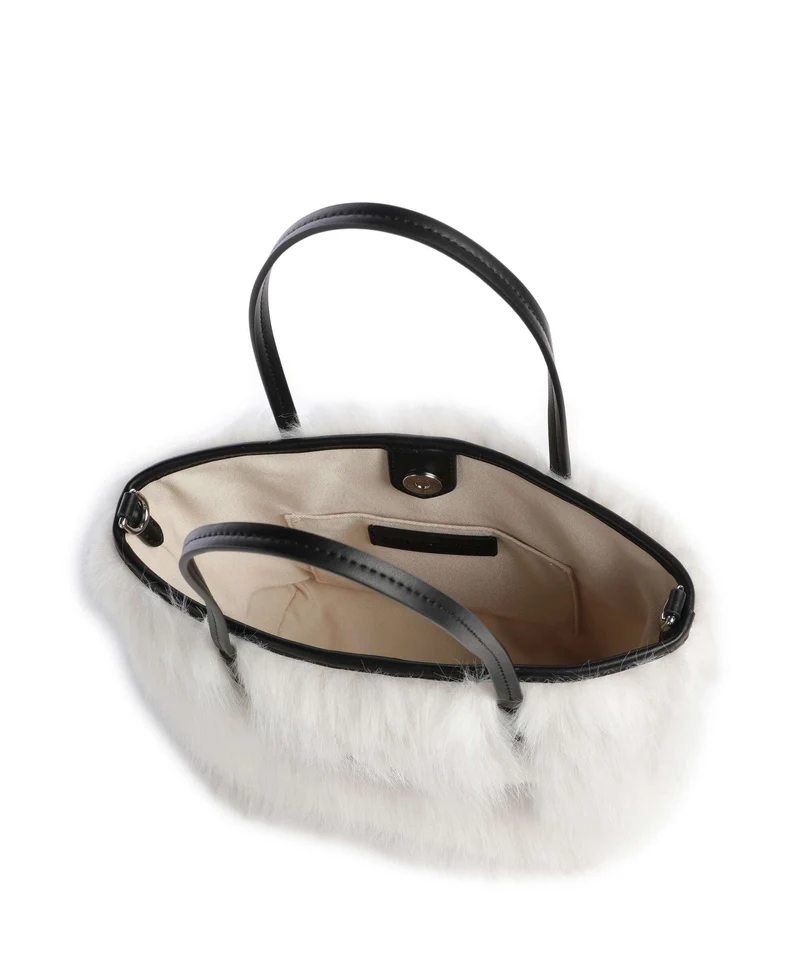 Karl Lagerfeld K/Signature Small Shopper off white