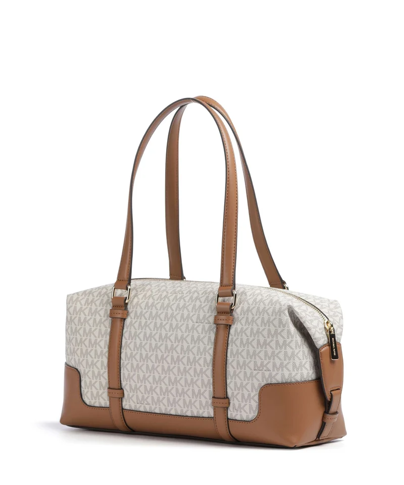 Michael Kors Teddi Large Schultertasche vanilla/acorn
