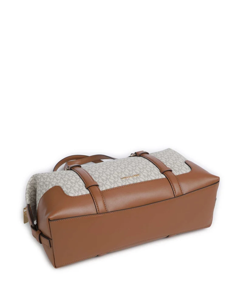 Michael Kors Teddi Large Schultertasche vanilla/acorn
