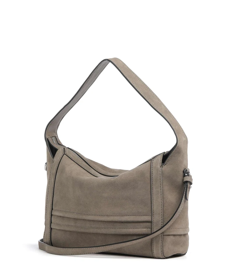 Liebeskind Delia Suede S Schultertasche neutral grey