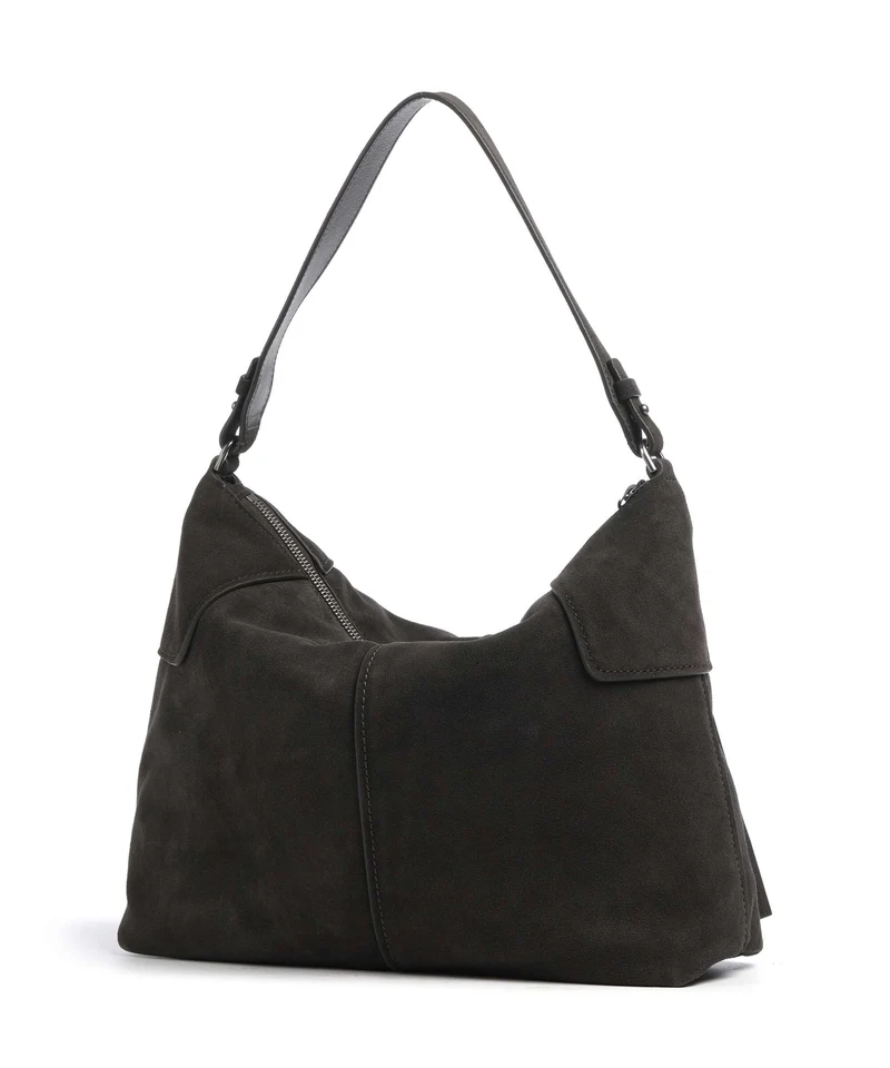 Liebeskind Mila Hydro Suede Beuteltasche deep soil