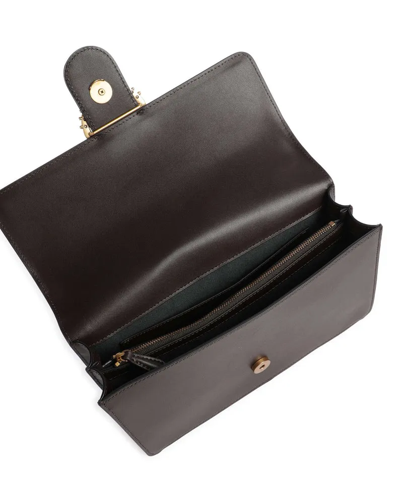 Pinko Love One Classic New Buckle Umhängetasche marrone marasca/antique gold