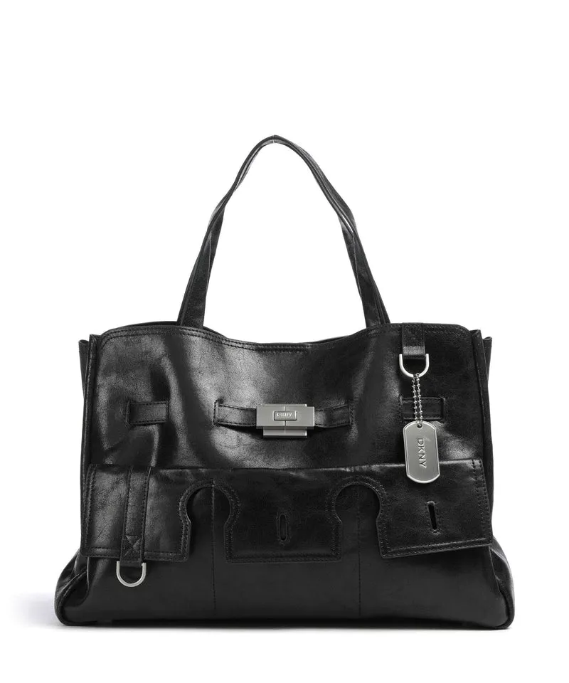 DKNY Bryar Large Handtasche black/silver