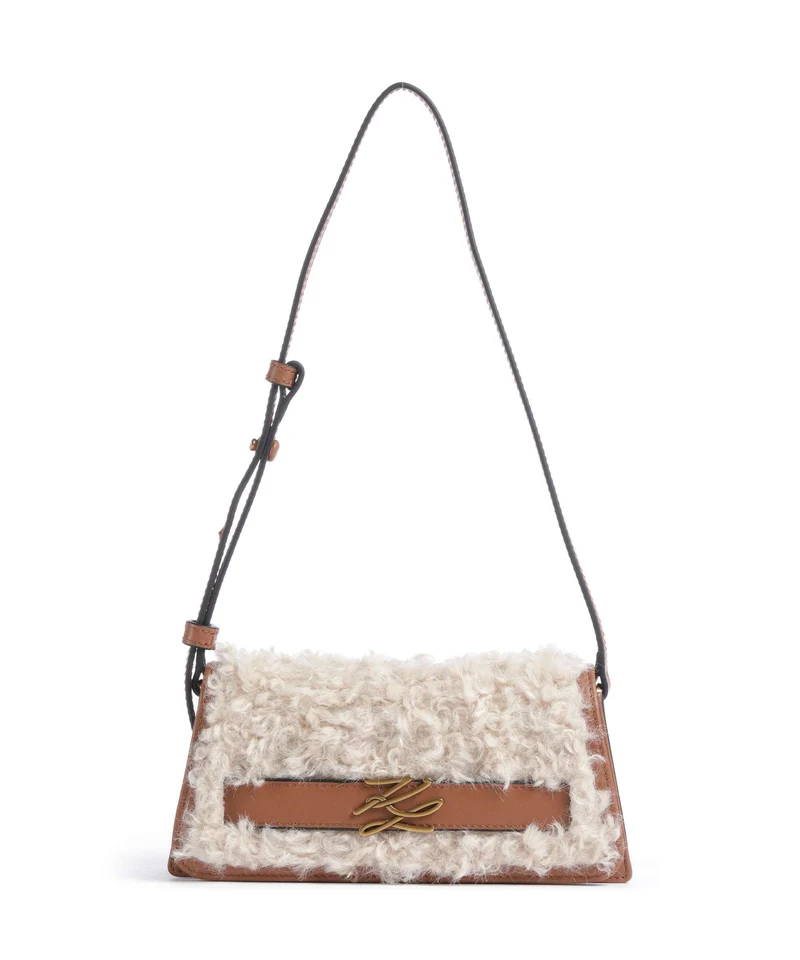 Karl Lagerfeld K/Autograph Mini Schultertasche natural tan