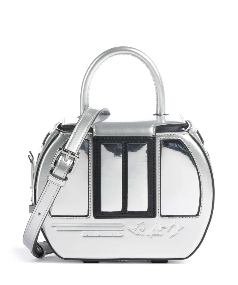 Karl Lagerfeld Ikon Umhängetasche silver