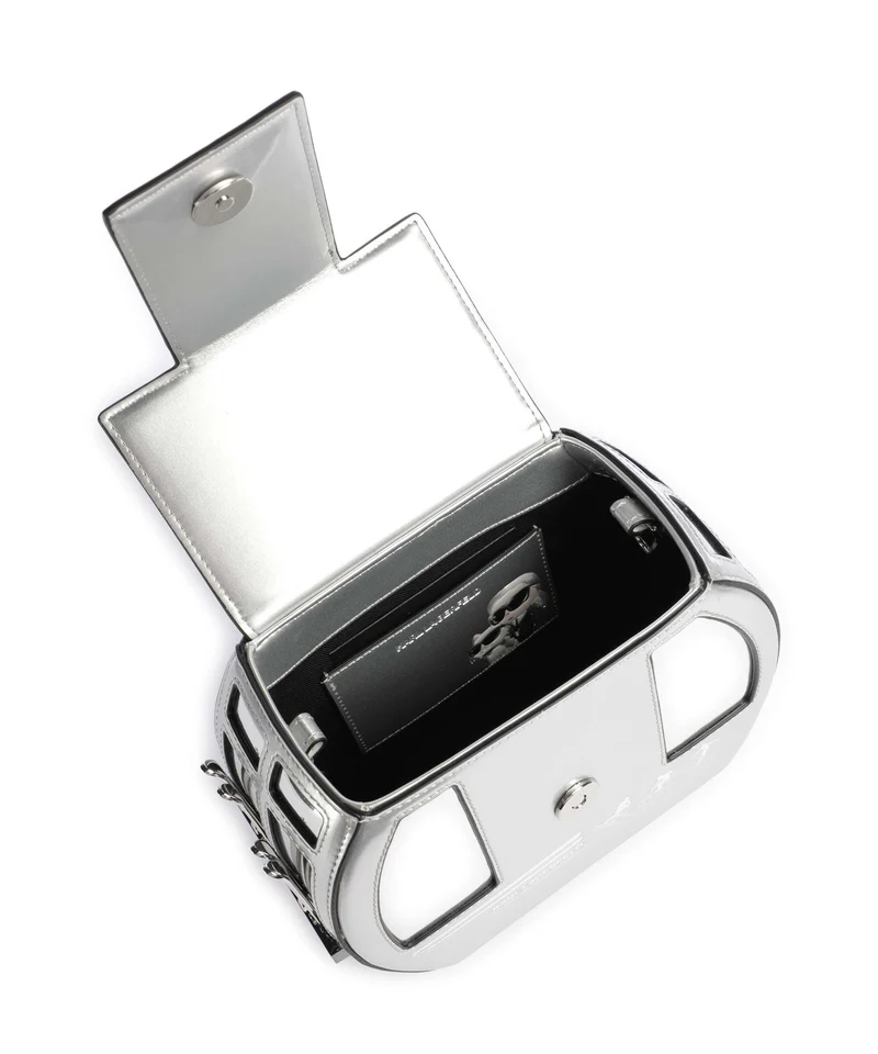 Karl Lagerfeld Ikon Umhängetasche silver
