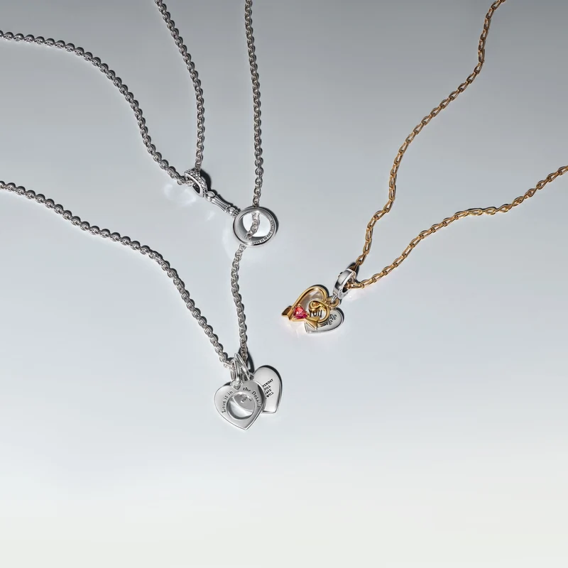 Pandora Love Gold coloured Engravable heart Charm 763622C01