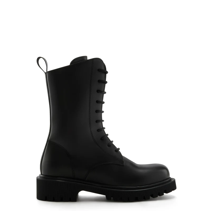 Isabel Bernard Vendôme Myrthe Schwarz Kalbsleder Lace-up Stiefel IB53008-01-36