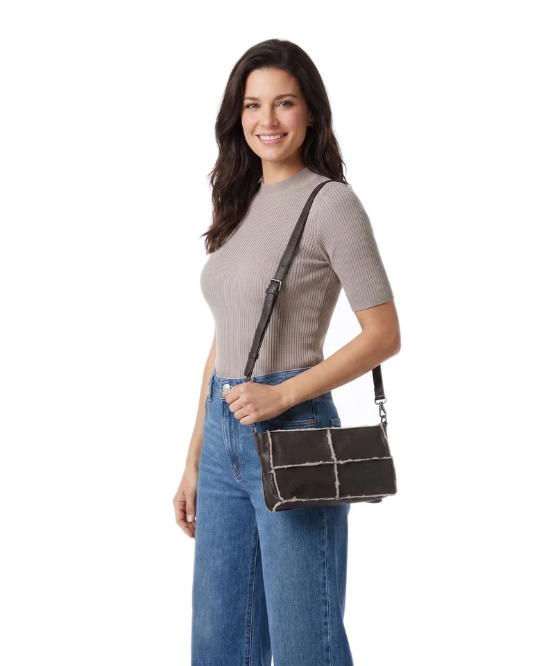 Burkely Lana Umhängetasche dark brown