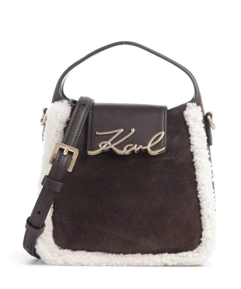 Karl Lagerfeld K/Signature Small Umhängetasche tobacco