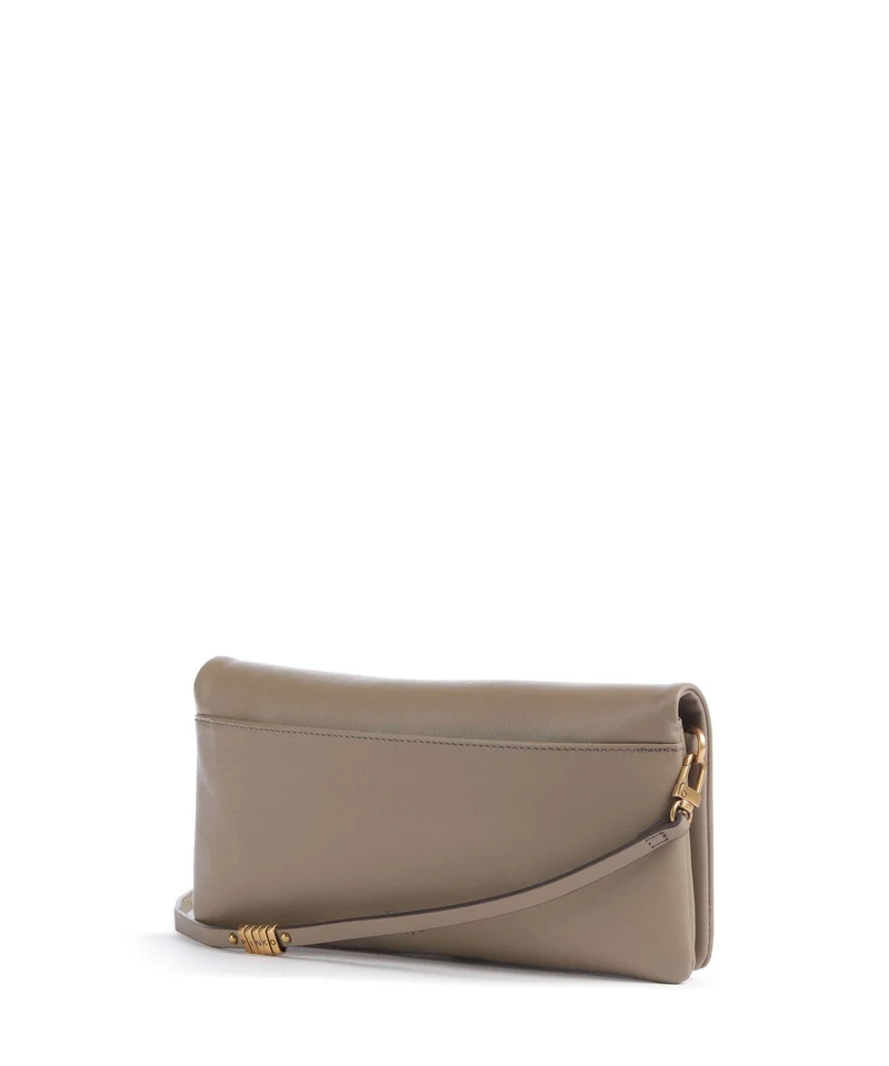 Pinko Click Soft Classic Umhängetasche grigio talpa/antique gold