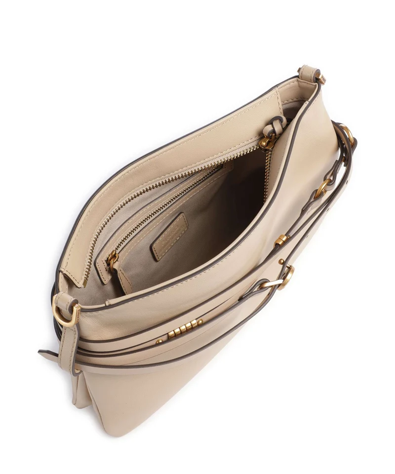 Pinko Belt Mini Schultertasche beige/grigio fumo/antique gold