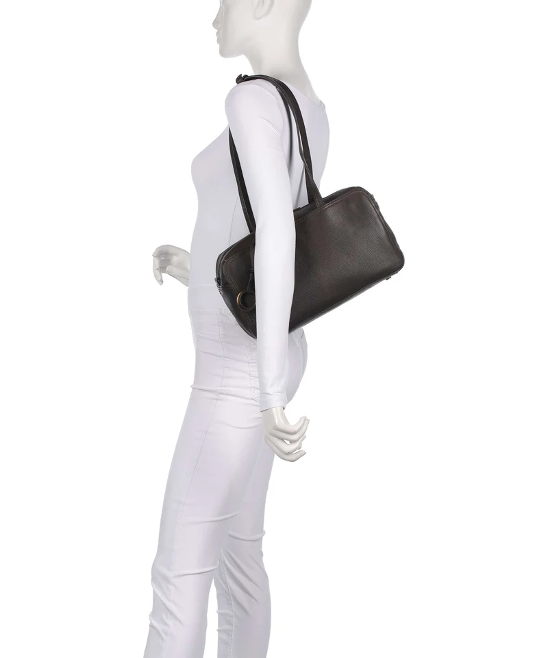 Liebeskind Clarice II Vintage Pebble M Schultertasche deep soil