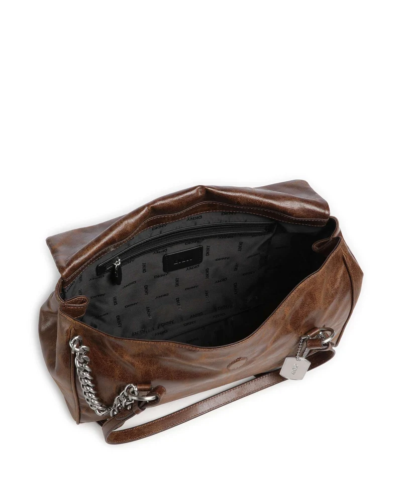DKNY Skye Medium Schultertasche walnut
