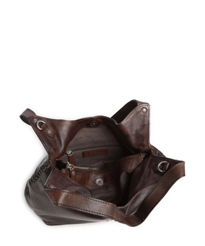 Spikes & Sparrow Apache Marthe Beuteltasche dark brown