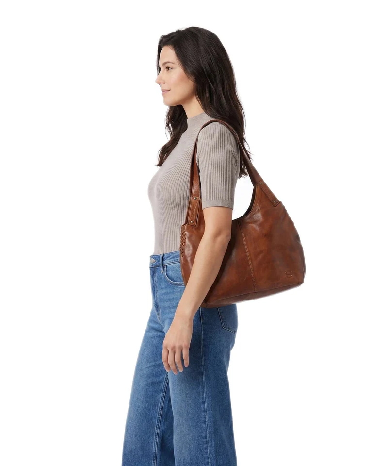 Spikes & Sparrow Apache Marthe Beuteltasche brandy